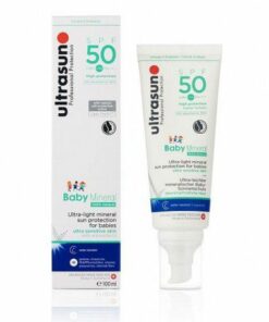 Ultrasun Mineral Baby Sun Cream SPF50 — tube 50 ml, packshot