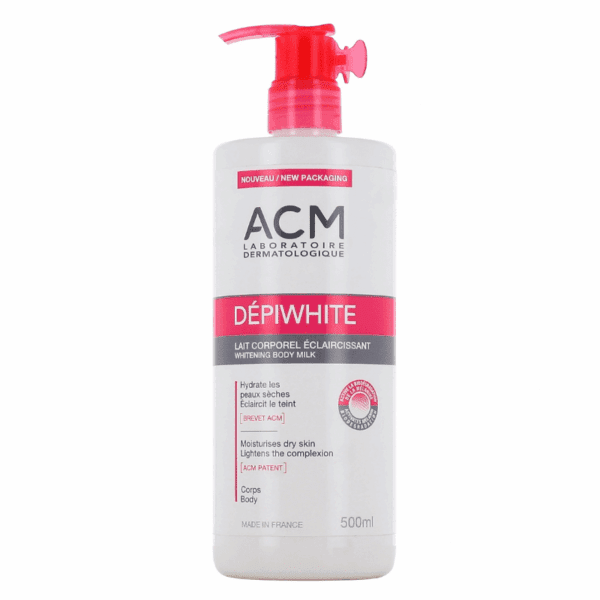 ACM Dépiwhite Lait Corporel Éclaircissant 500ml pour peau sèche