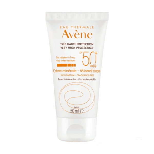 Avène Crème Minérale SPF 50+ – Protection solaire visage peau sensible