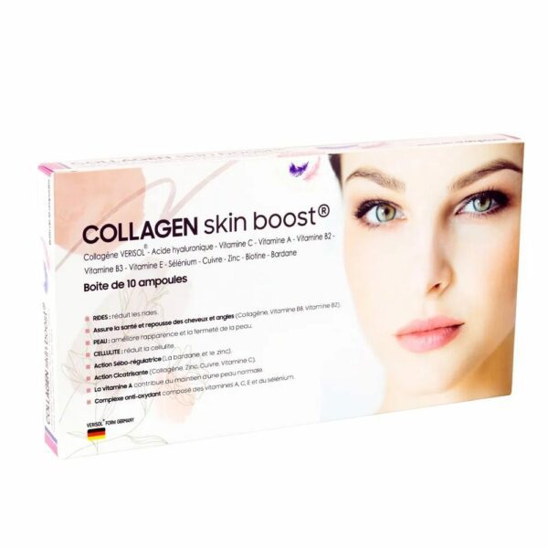 Packshot — COLLAGEN SKIN BOOST, coffret de 10 ampoules