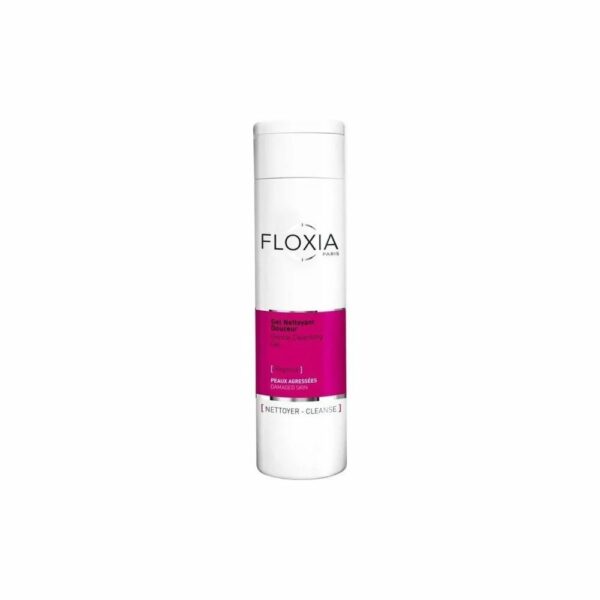 Packshot — FLOXIA Gel Nettoyant Douceur Peaux Agressées 200 ml