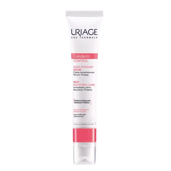 URIAGE TOLÉDERM CONTROL – Soin Apaisant Crème Riche 40 ml