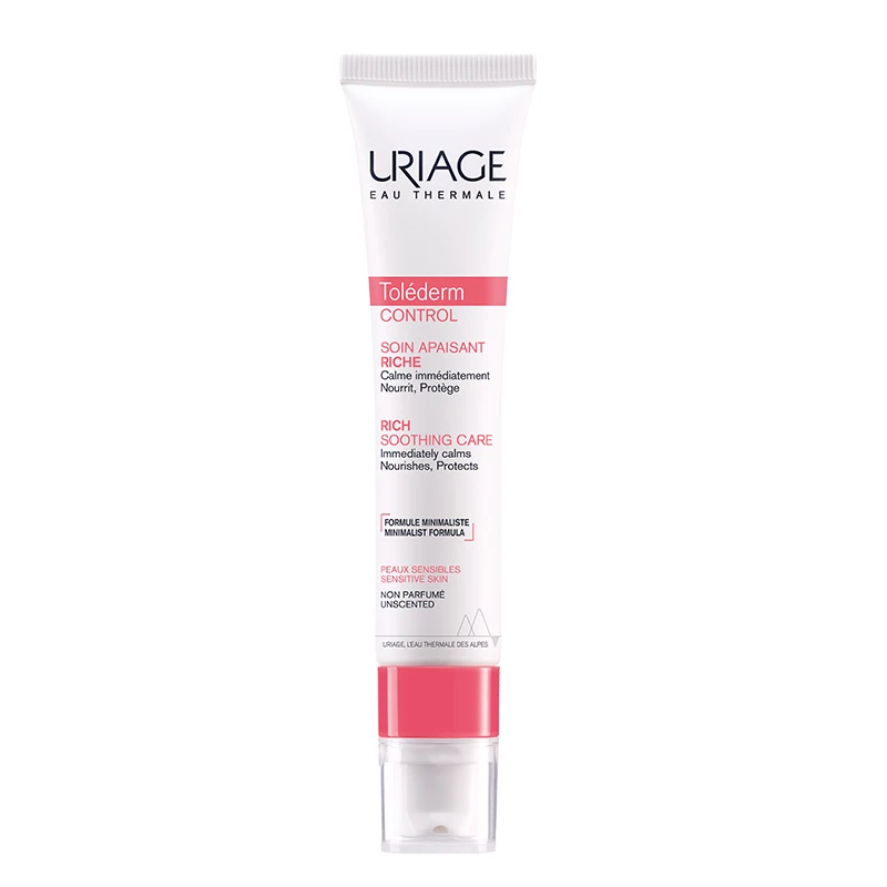 URIAGE TOLÉDERM CONTROL – Soin Apaisant Crème Riche 40 ml