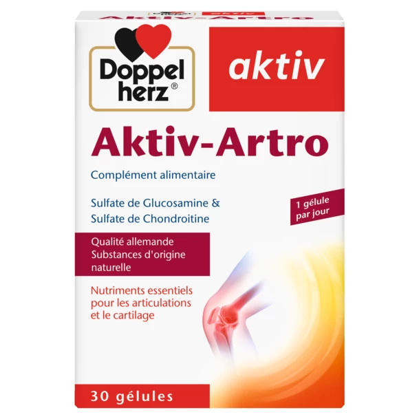 Packshot AKTIV Artro — boîte 30 gélules