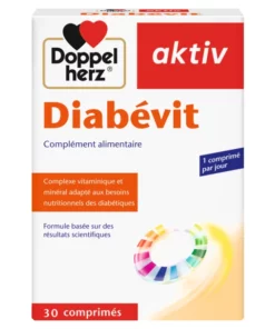 Packshot AKTIV Diabevit — boîte 30 comprimés