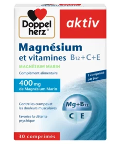 Packshot AKTIV Magnesium Vitamines — boîte 30 comprimés