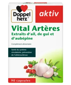 Packshot AKTIV Vital Artères — boîte 90 comprimés