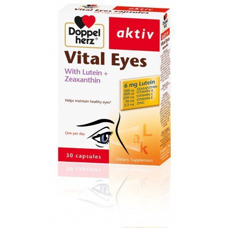 Packshot AKTIV Vital Yeux — boîte 30 gélules