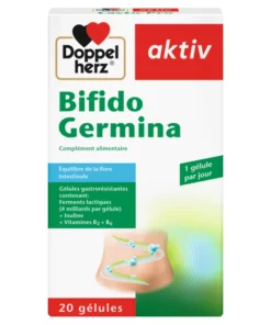 Packshot AKTIV Bifido Germina — boîte 20 gélules