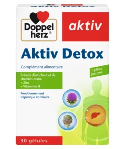 Packshot AKTIV Detox — boîte 30 gélules