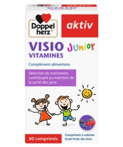 Packshot AKTIV Visio Junior — boîte 60 comprimés