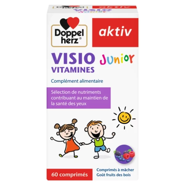 Packshot AKTIV Visio Junior — boîte 60 comprimés