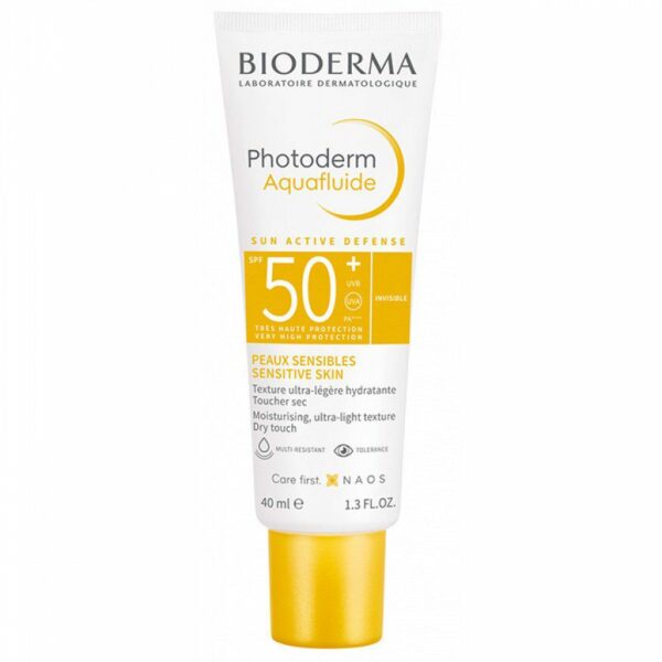 Bioderma Photoderm Aquafluide Invisible SPF50+ 40 ml — tube, packshot