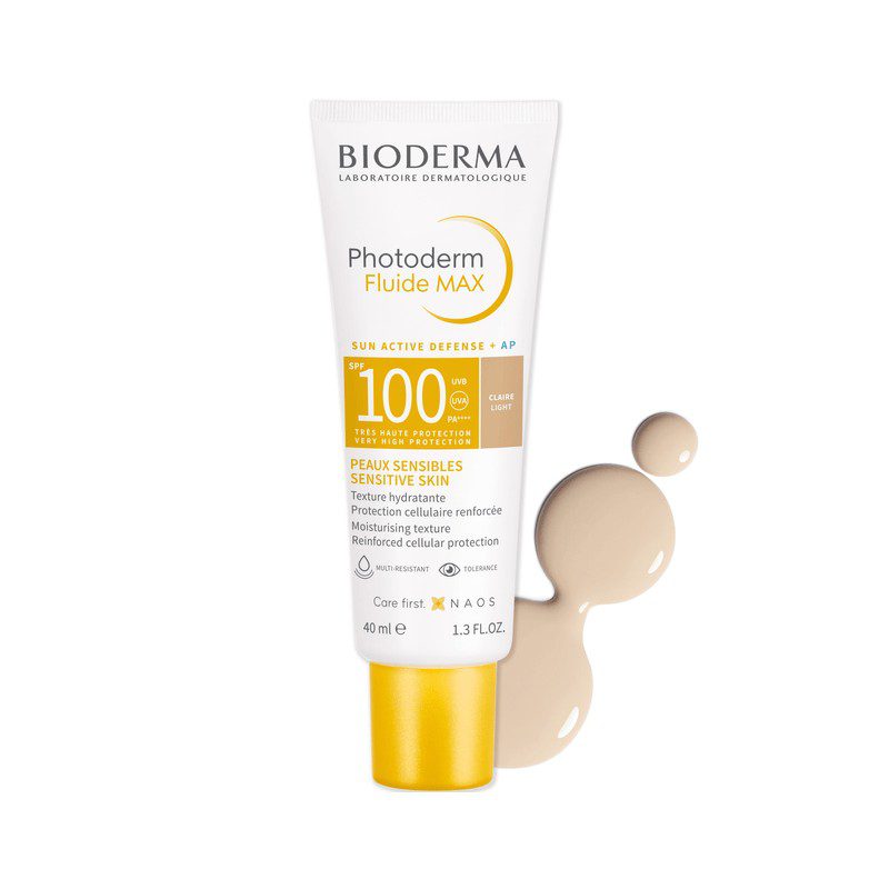 Bioderma Photoderm MAX Fluide Teinté Très Claire SPF100 — 40 ml, packshot