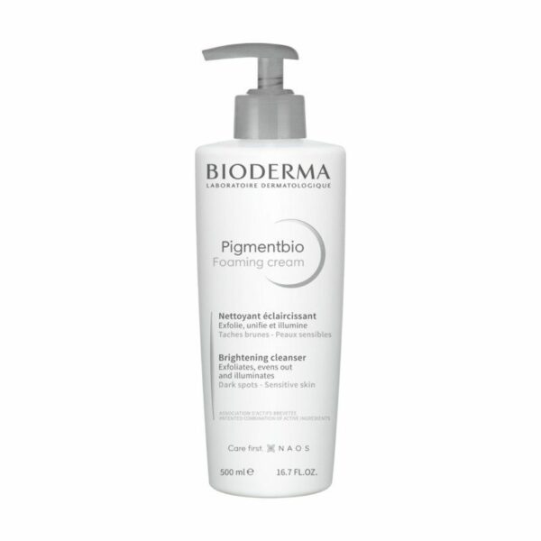 Bioderma Pigmentbio Foaming Cream 500 ml — flacon pompe, packshot