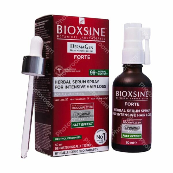 Bioxsine Forte Sérum Spray Anti-Chute Intense aux Herbes 50 ml — flacon