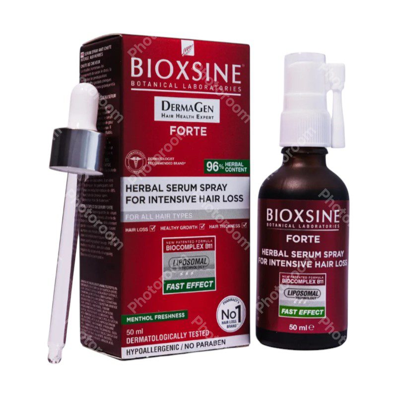 Bioxsine Forte Sérum Spray Anti-Chute Intense aux Herbes 50 ml — flacon