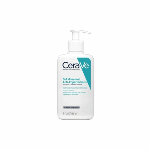 CERAVE Gel Moussant Anti-Imperfections 236 ml — flacon pompe, packshot