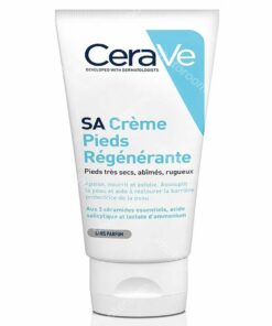 CeraVe SA Crème Pieds Régénérante 88 ml – tube bleu et blanc, vue de face