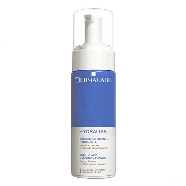 DERMACARE Hydraliss Mousse Nettoyante Hydratante 150 ml — flacon pompe, packshot