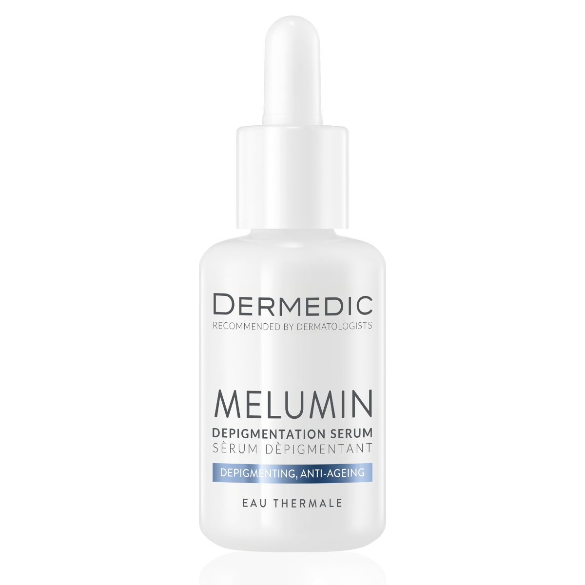 Dermedic Melumin Sérum Dépigmentation Anti-Âge 30 ml — flacon compte-gouttes, packshot