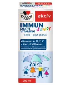 Packshot DOPPELHERZ Aktiv Immun Junior — flacon 200 ml