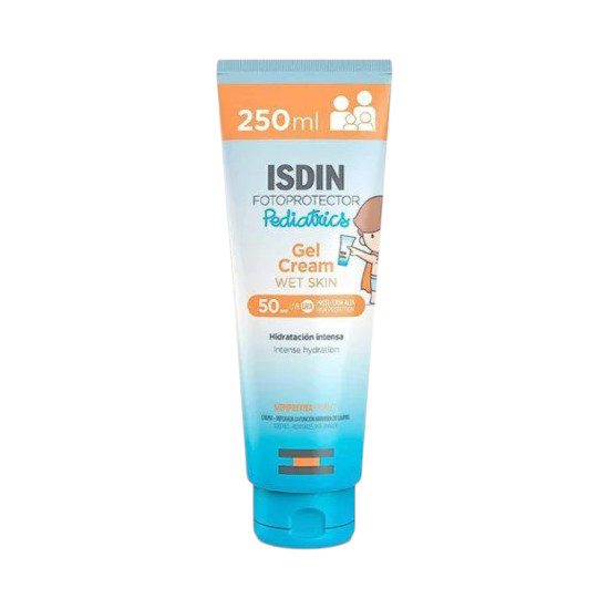 ISDIN Fotoprotector Pediatrics Gel Cream Wet Skin SPF50 — 250 ml, packshot