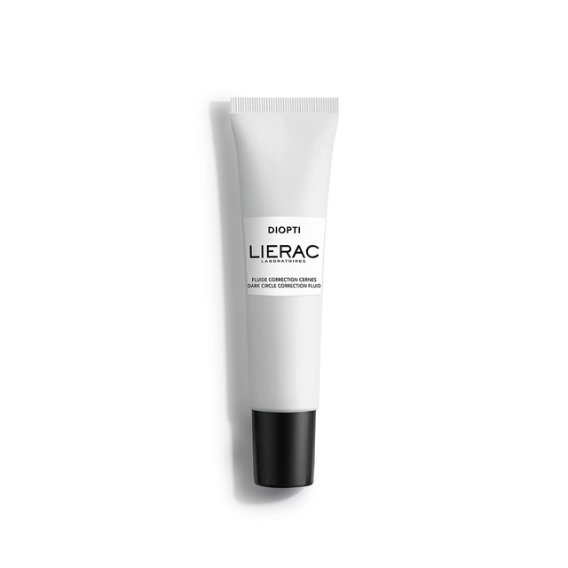 LIERAC Diopti Fluide Correction Cernes 15 ml — tube, packshot fond clair