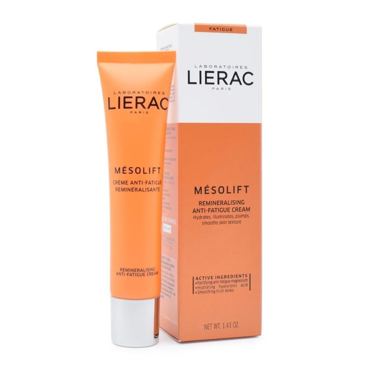 LIERAC Mésolift Crème Anti-Fatigue Reminéralisante 40 ml — packshot