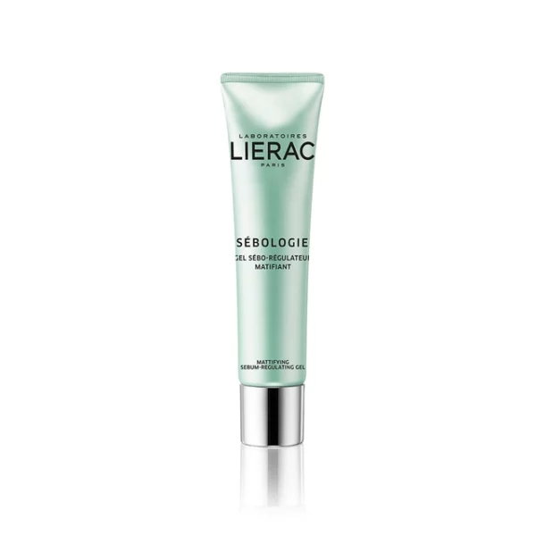 LIERAC Sebologie Gel Régulateur Matifiant Imperfections 40 ml — tube, packshot