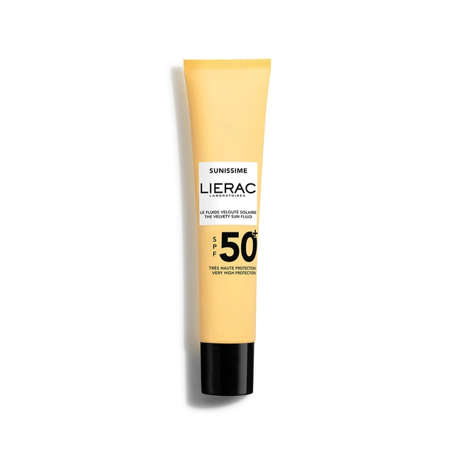 LIERAC Sunissime Fluide Velouté Solaire SPF50+ — tube, packshot