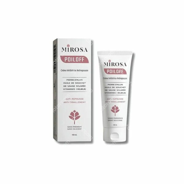 Mirosa PoilOff Crème Anti-Repousse 100 ml — tube, vue de face