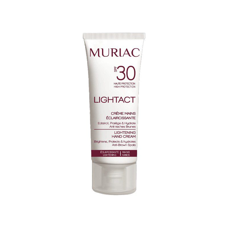 Muriac Lightact Crème Mains Éclaircissante SPF30 30 ml — tube, vue de face