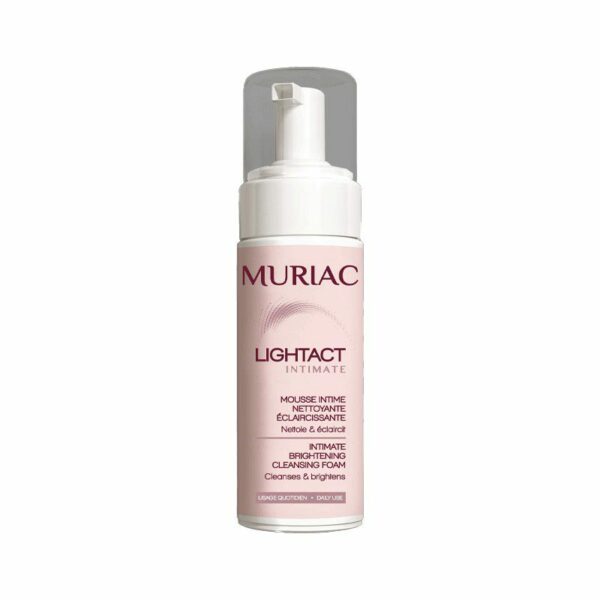 Muriac Mousse Intime Nettoyante Éclaircissante 150 ml — flacon pompe, vue de face