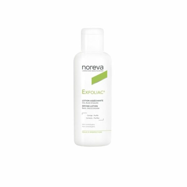 Noreva Exfoliac Lotion Asséchante 125 ml — flacon, vue de face