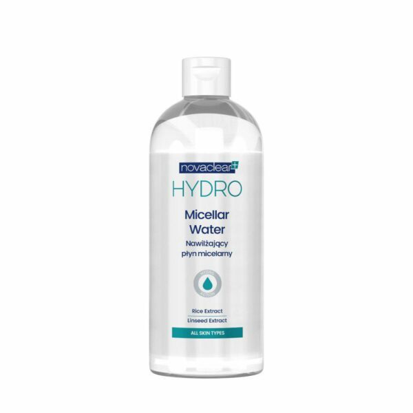 NOVACLEAR Hydro — Eau Micellaire Hydratante 400 ml, flacon packshot