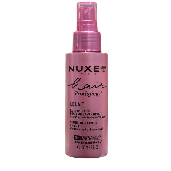 Packshot NUXE Hair Prodigieux Lait Démêlant Sans Rinçage 100 ml — vue face