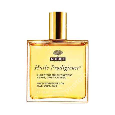 NUXE Huile Prodigieuse 50 ml — flacon vaporisateur, vue de face