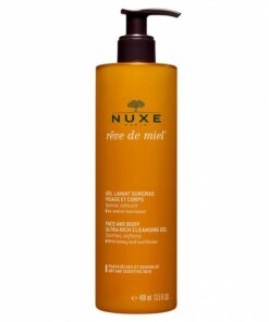 Nuxe Rêve de Miel Gel Lavant Surgras 400 ml – nettoyant doux visage et corps