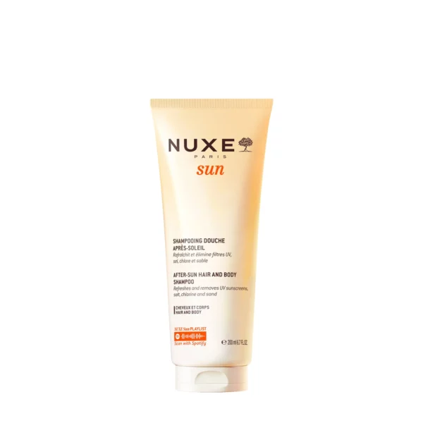 NUXE SUN Shampoing Douche Après-Soleil 200 ml – packshot face
