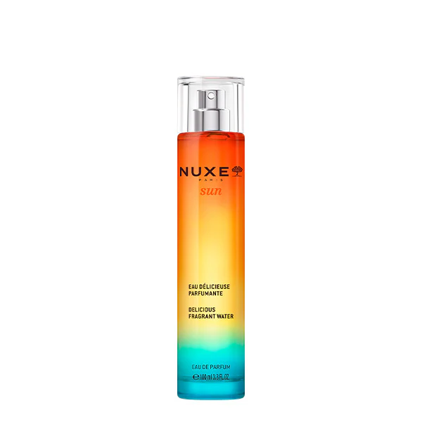 NUXE Sun Eau Délicieuse Parfumante 100 ml — flacon vaporisateur, vue de face