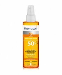 Pharmaceris S Huile Sèche SPF 50+ 200 ml – protection solaire haute pour peaux sensibles