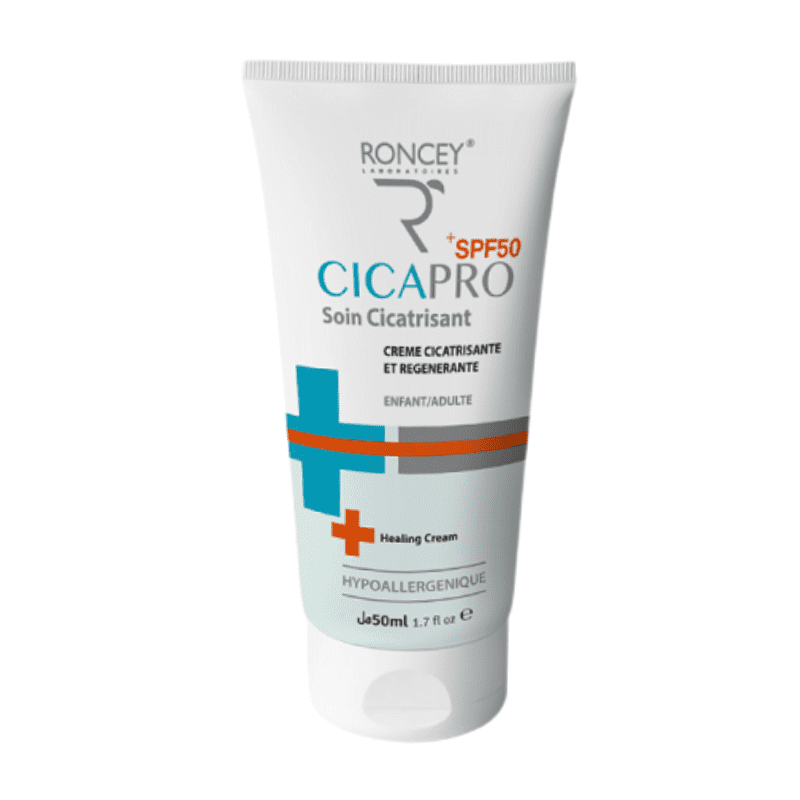 Roncey Crème Cicapro SPF50+ 50 ml — tube, packshot