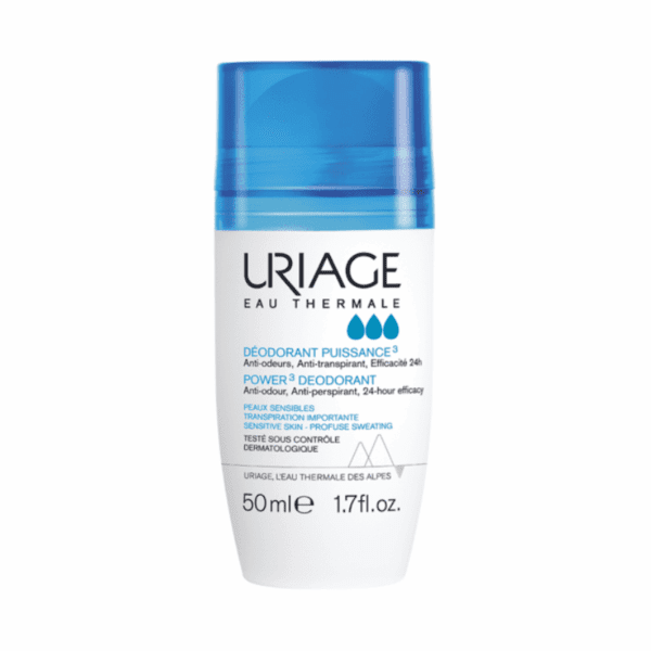 Uriage Déodorant Puissance 3 50 ml — roll-on packshot