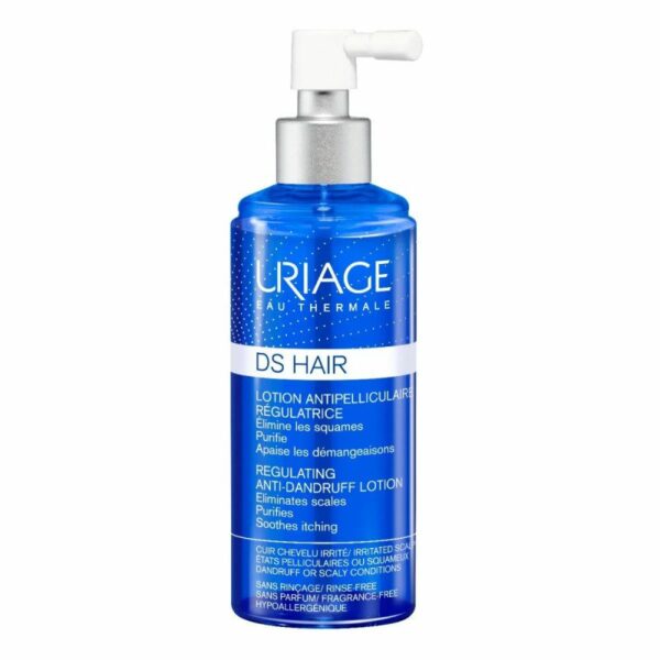Packshot Uriage DS Hair Lotion Antipelliculaire Régulatrice 100 ml — vue face
