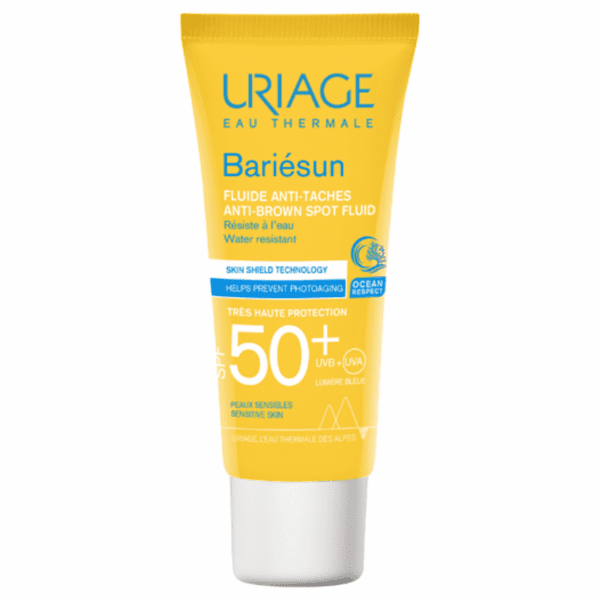 Uriage Bariésun Fluide Anti-Taches SPF50+ — 40 ml, packshot