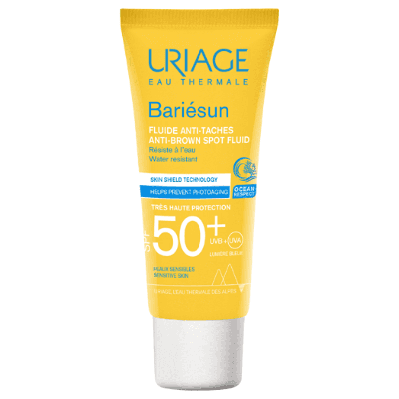 Uriage Bariésun Fluide Anti-Taches SPF50+ — 40 ml, packshot