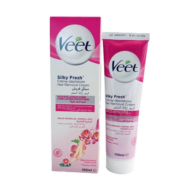 Veet Crème Dépilatoire Peaux Normales Rose 100 ml — packshot