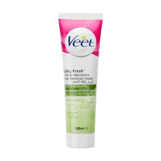 Veet Crème Dépilatoire Peaux Sèches Silk & Fresh 100 ml — packshot