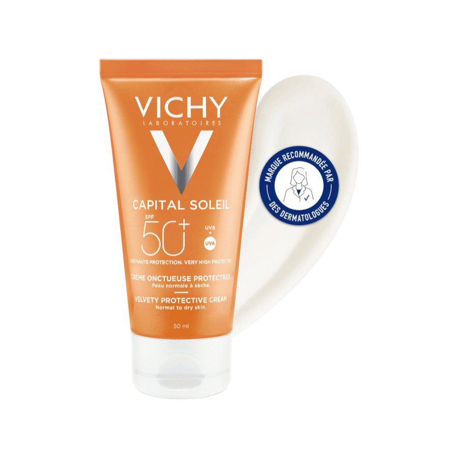 VICHY — Capital Soleil Crème Onctueuse Perfectrice Peaux Normales à Sèches SPF50+ – Image 2
